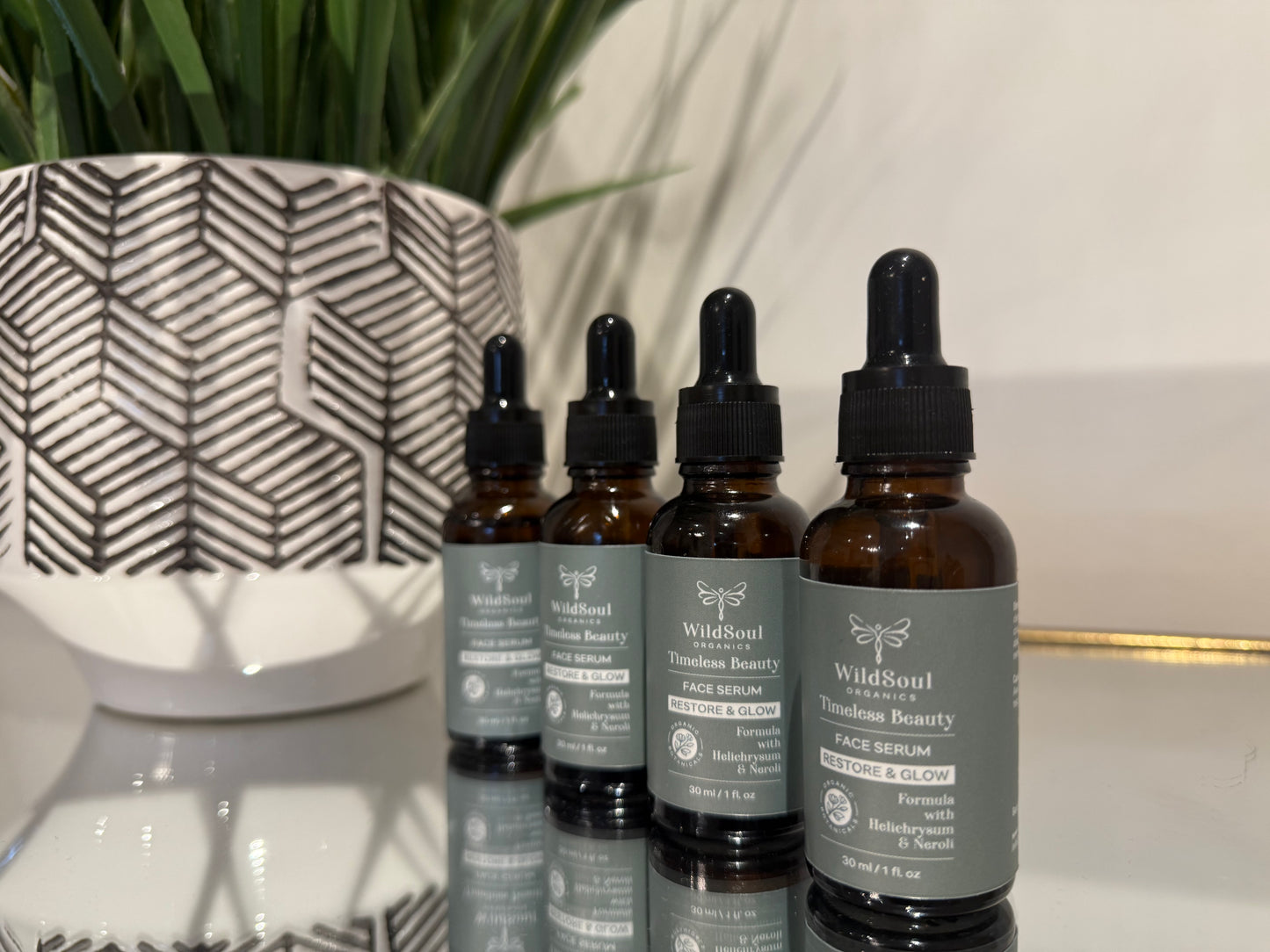 Timeless Beauty Face Serum – Restore & Glow
By WildSoul Organics