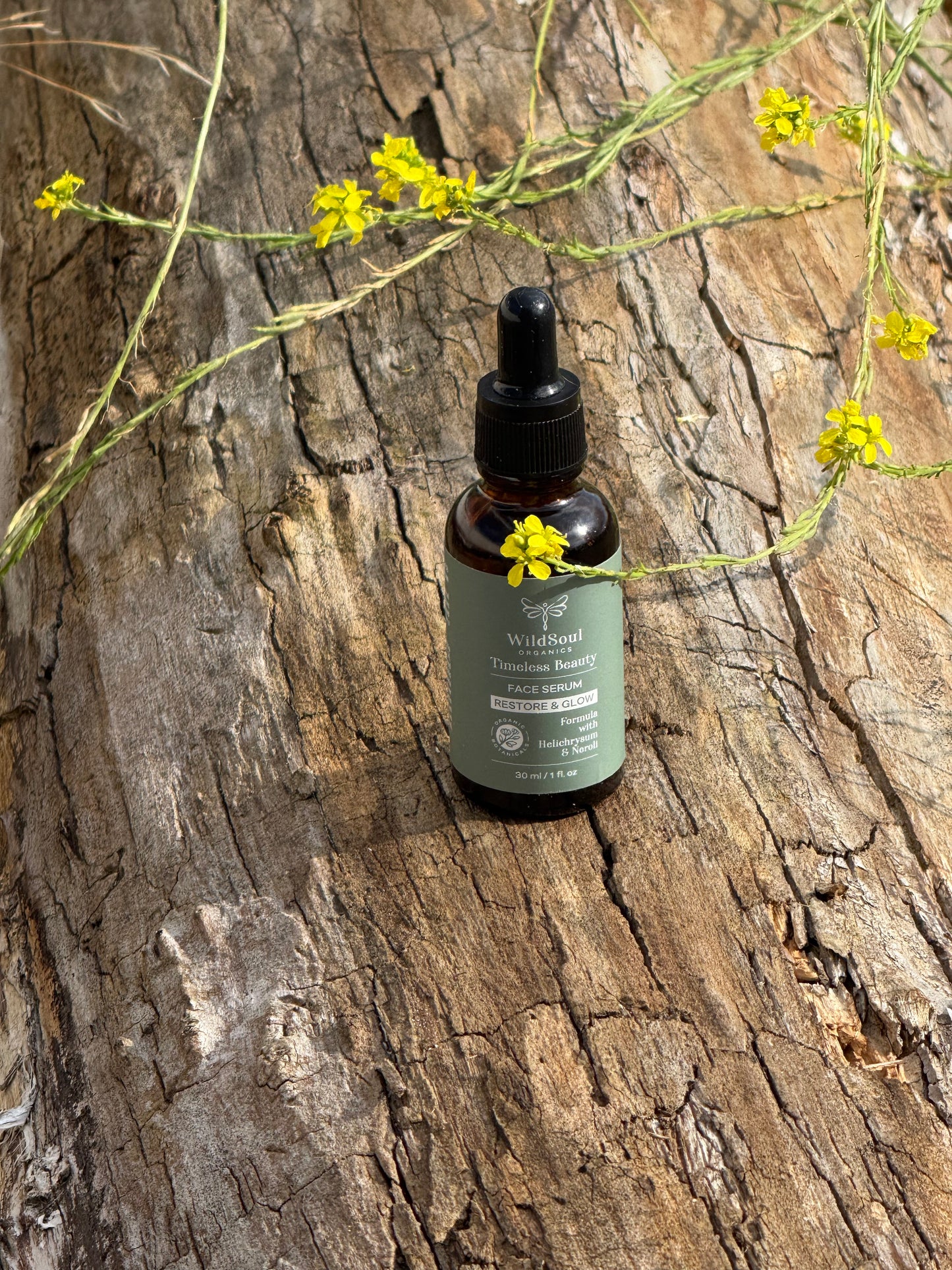 Timeless Beauty Face Serum – Restore & Glow
By WildSoul Organics