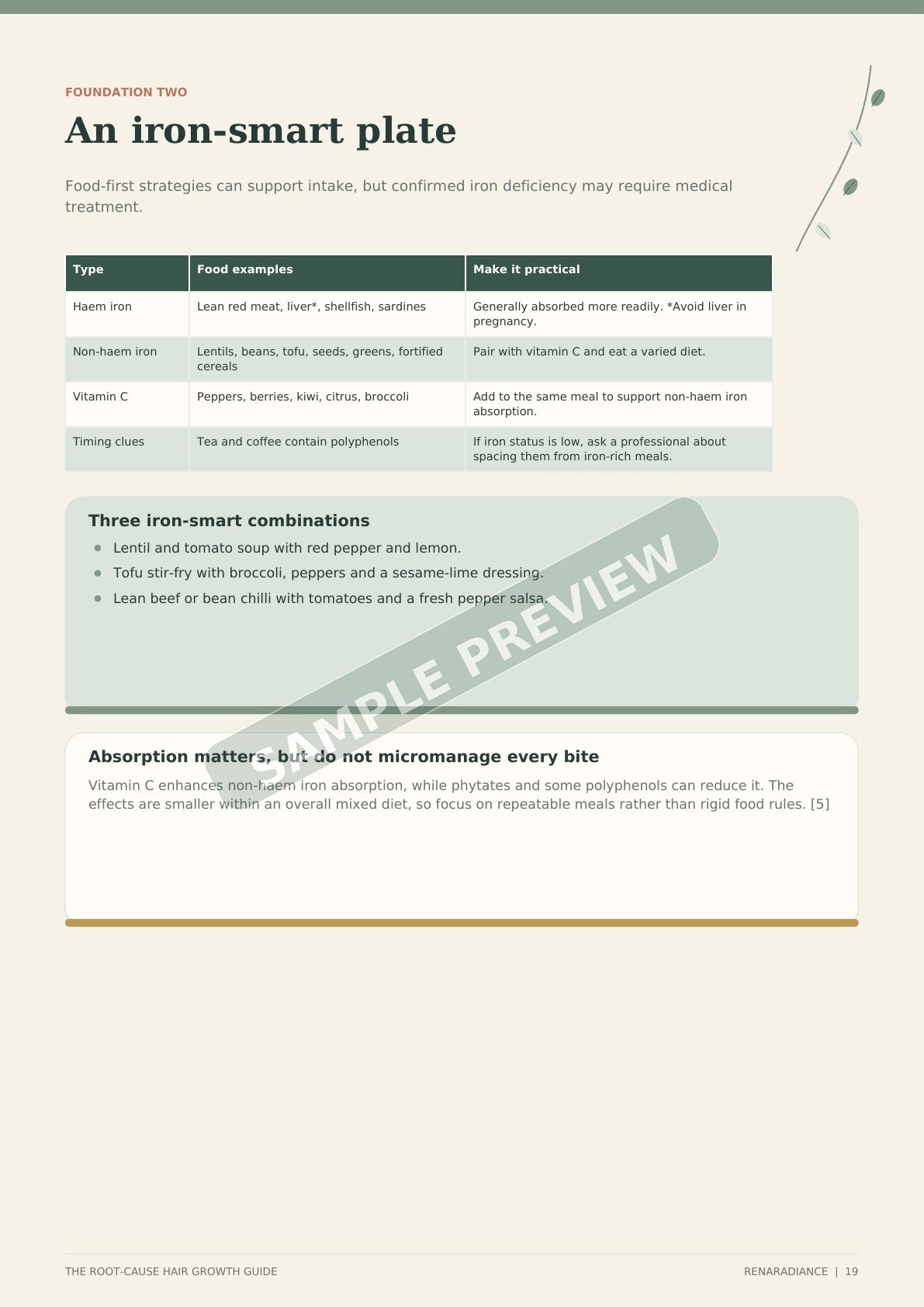 Iron-smart plate preview